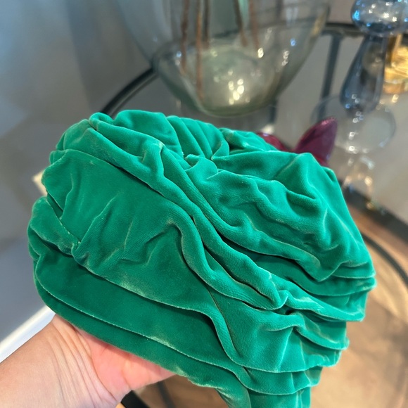 Vintage Joseph Horne Co Green Turban Hat - Picture 2 of 6